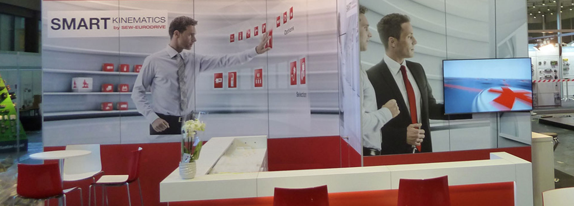 Stand SEW-EURODRIVE au salon Indumation Kortrijk