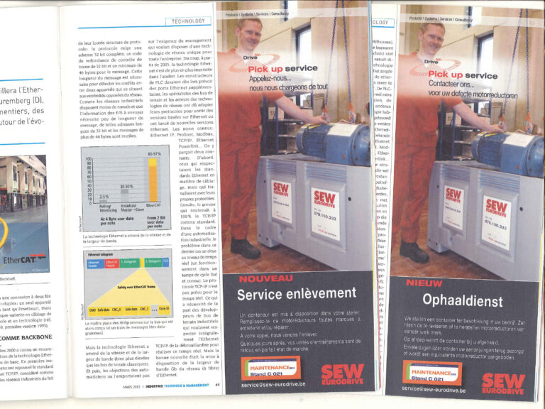 Publicité service SEW-EURODRIVE